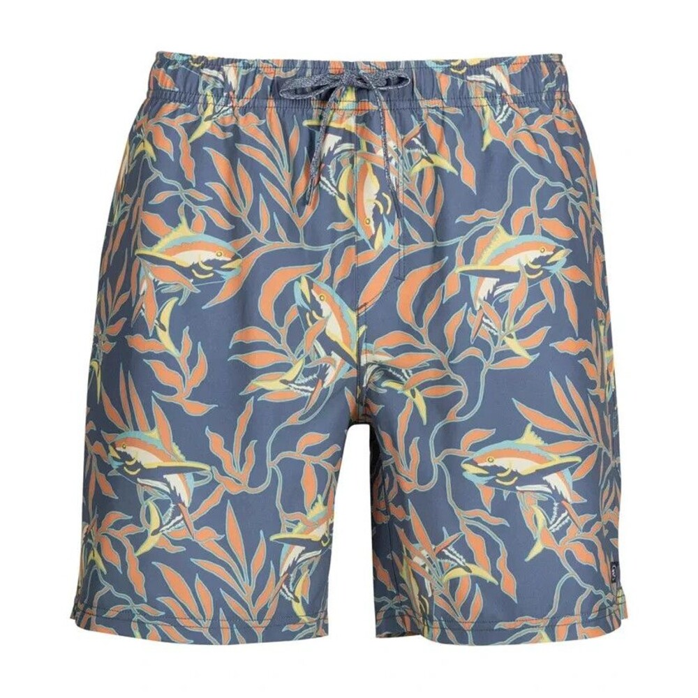 Salt Life Men's Hide N Sea Print 18" Swim/Volley Shorts Ultra Light Quick Dry L